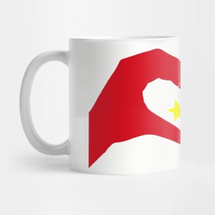 We Heart China Patriot Flag Series Mug